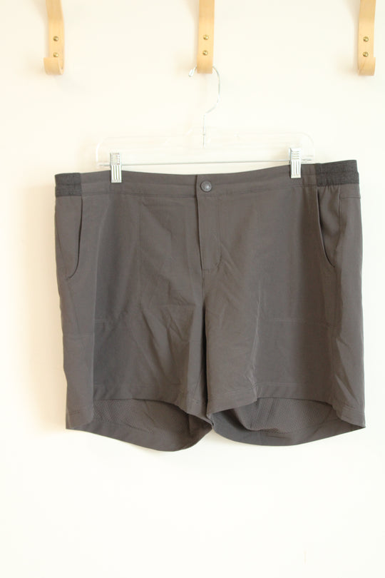 The North Face Gray Athletic Shorts | XL