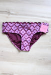 NEW Kate Spade Purple Raisin Cruise Scalloped Bikini Bottom | M