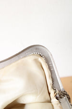 Whiting & Davis Mesh Silver Mini Coin Purse