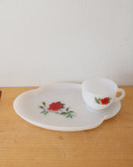 Federal Rosecrest Dura-White 8-Piece Snack Set