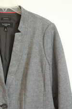 Talbots Aberdeen Gray Herringbone Lined Blazer | 8 Petite