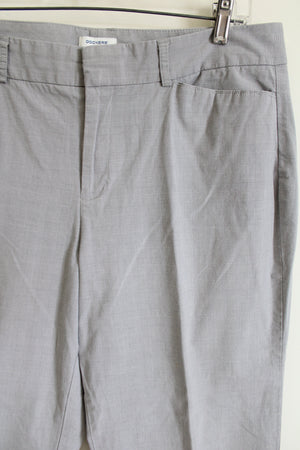 Dockers Ideal Fit Gray Plaid Capri | 14