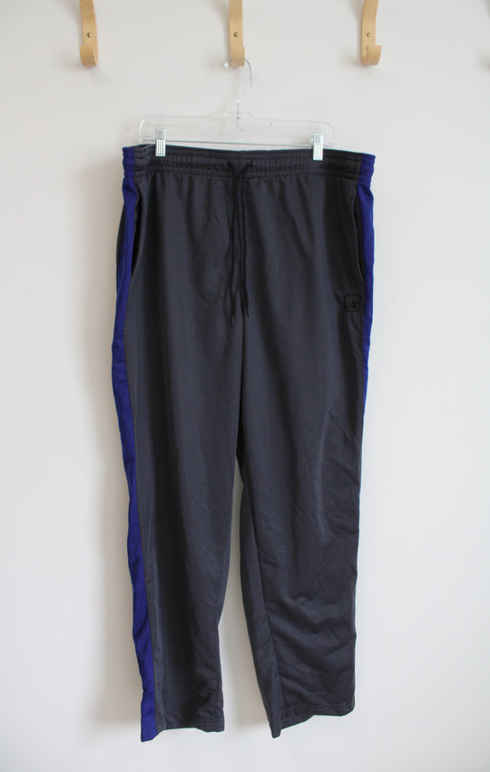 And1 Gray & Blue Sweatpants | 2XL
