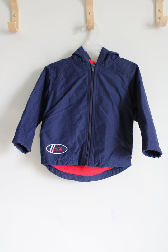 Small Steps Blue Fleece Lined Jacket | 24 MO