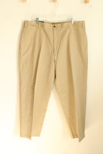 NEW Nautica Khaki Relaxed Fit Classic Twill Pants | 40 X 30