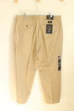 NEW Nautica Khaki Relaxed Fit Classic Twill Pants | 40 X 30