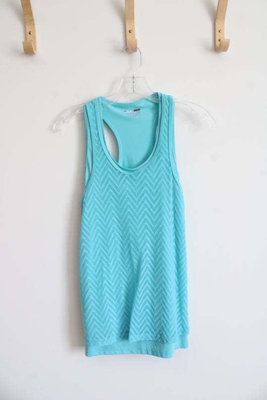 Fila Sport Blue Layered Athletic Tank Top | M