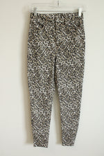 American Eagle Ne(X)t Level Stretch Leopard Print Jeans | 2 Short