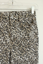 American Eagle Ne(X)t Level Stretch Leopard Print Jeans | 2 Short