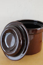 Pfaltzgraff 1 Quart Brown Stoneware Crock