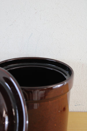 Pfaltzgraff 1 Quart Brown Stoneware Crock