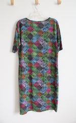 LuLaRoe Colorful Square Patterned Dress | 3XL