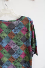LuLaRoe Colorful Square Patterned Dress | 3XL