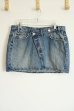 Zara Denim Asymmetrical Skirt | XL