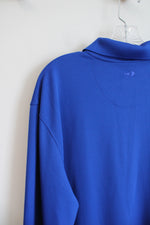Grand Slam Blue Long Sleeved Henley Shirt | XL