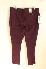 NEW DKNY Jeans Purple Burgundy Skinny Stretch Pants | XL