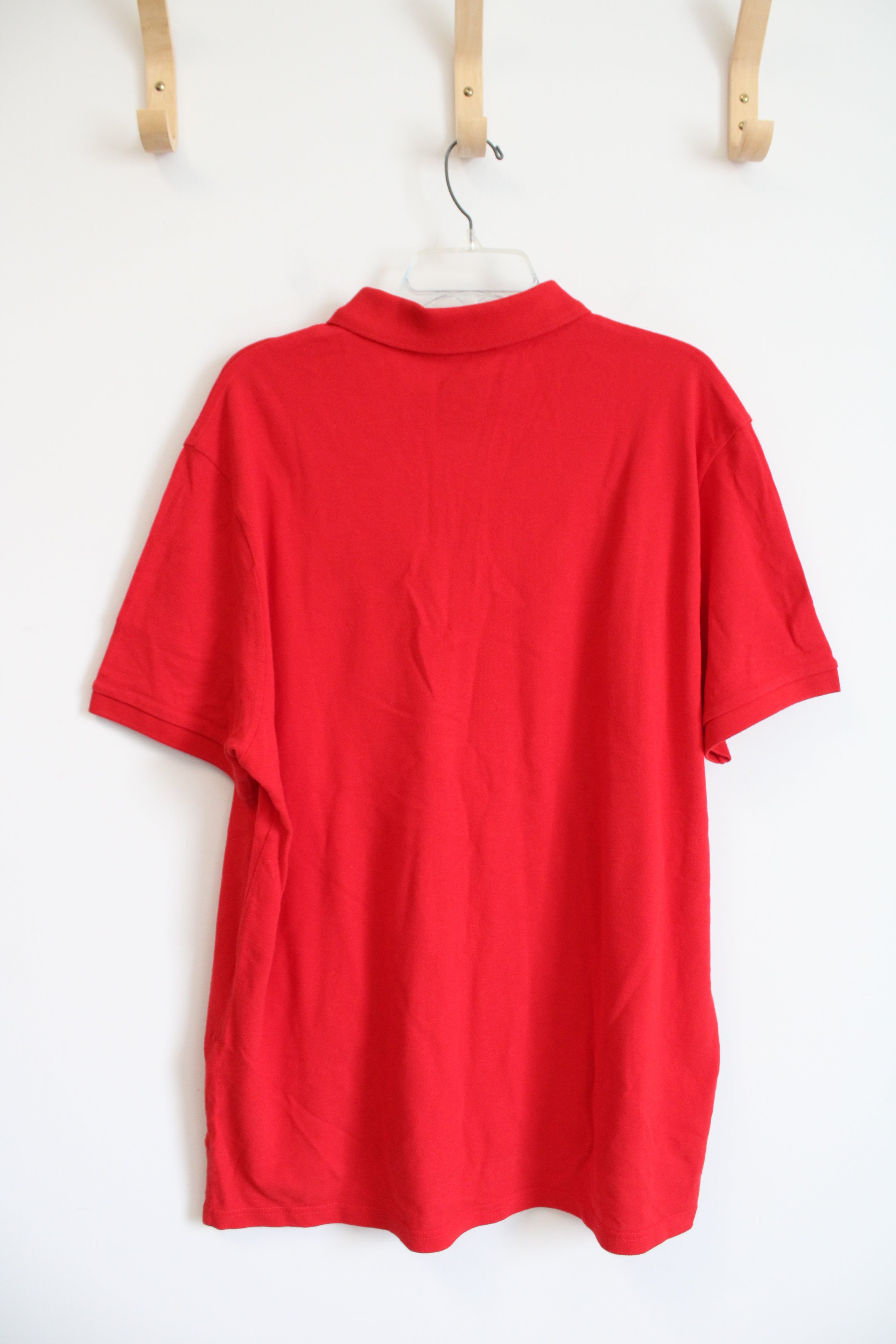 American Eagle Athletic Fit Red Polo Shirt | XL