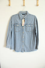 NEW Dokotoo Denim Button Down Shirt | L