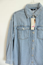 NEW Dokotoo Denim Button Down Shirt | L