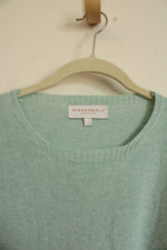 Bianco & Blu Light Blue Italian Cashmere & Wool Blend Sweater | L