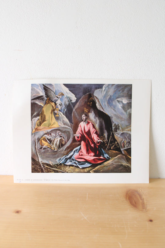 Christ At Gethsemane El Greco The Toledo Museum Of Art, Ohio Print