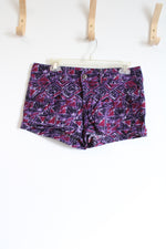 I Love H81 Purple Linen Shorts | 28