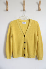 Old Navy Yellow Button Down Cardigan | S