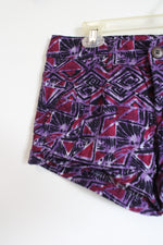 I Love H81 Purple Linen Shorts | 28