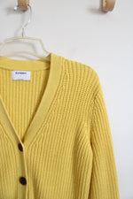 Old Navy Yellow Button Down Cardigan | S