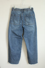 OAt New York Braided Waist Wide Leg Jeans | 8/29