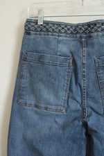 OAt New York Braided Waist Wide Leg Jeans | 8/29
