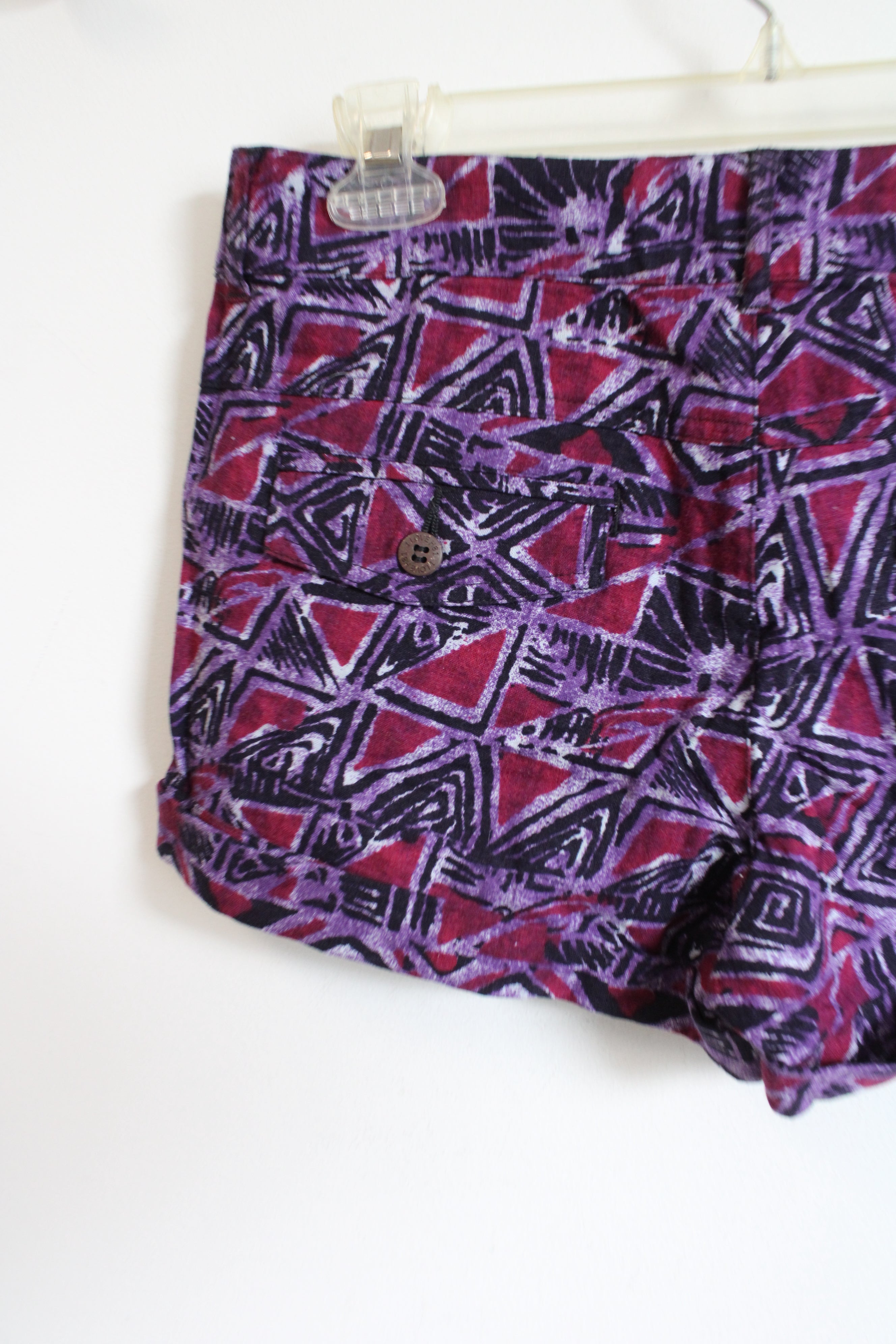 I Love H81 Purple Linen Shorts | 28