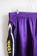 AND1 Purple Black & White Basketball Shorts | 3XL