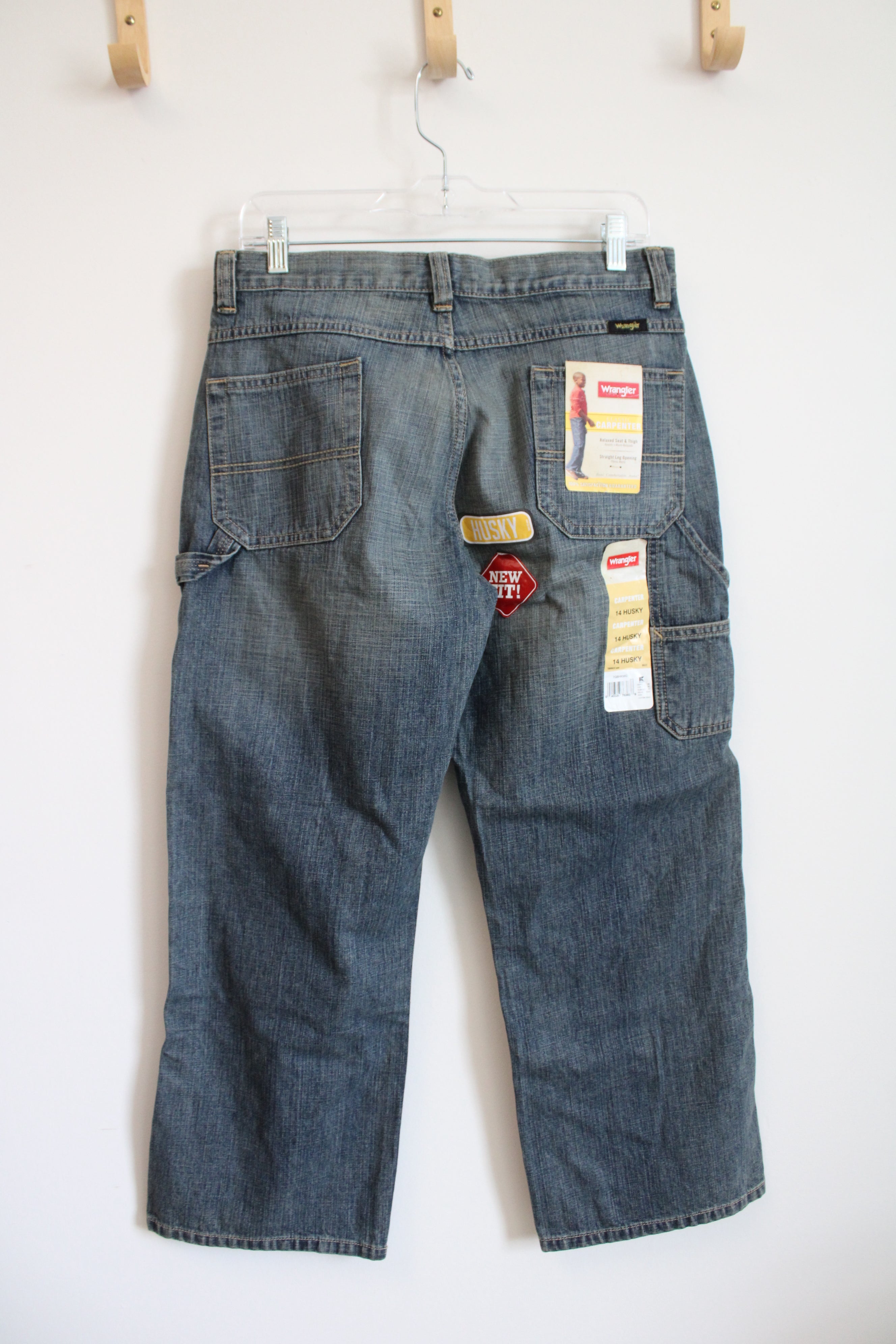 NEW Wrangler Classic Carpenter Jeans | Youth 14 Husky