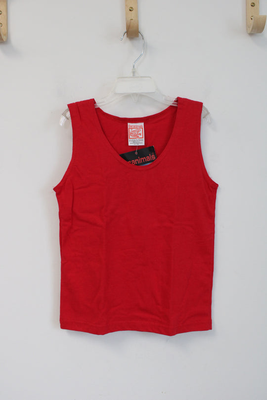 NEW Garanimals Solid Red Tank Top | Youth 7