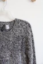 H&M Divided Fuzzy Gray Sweater | XS