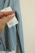 NEW SO Baby Blue Rib Knit Cardigan and Tank Top | 7