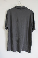 True Classic Solid Gray Polo Shirt | XL