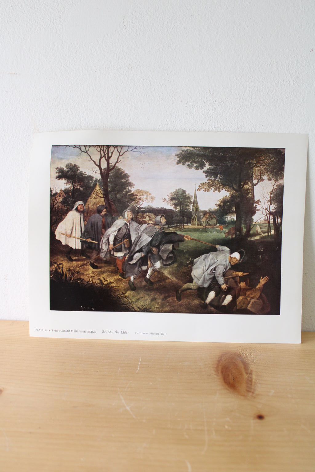 The Parable Of The Blind Bruegel The Elder The Louvre Museum, Paris Print