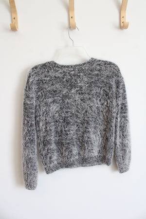H&M Divided Fuzzy Gray Sweater | XS