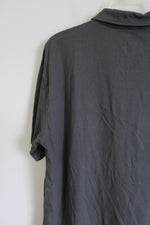 True Classic Solid Gray Polo Shirt | XL