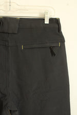 Dark Gray Fleece Lined Cargo Pocket Pants with Belt | 32X29