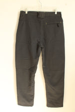 Dark Gray Fleece Lined Cargo Pocket Pants with Belt | 32X29