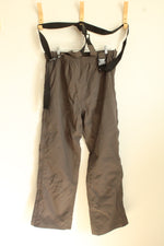 Berne Gray Mesh Lined Heavyweight Pants with Suspenders and Side Zipper | 40 X 32