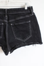 SO Super High Rise Black Denim Cuttoff Shorts | 11/30W