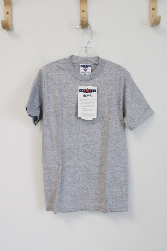 NEW Jerzees Solid Gray Shirt | Youth S (8)