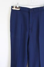 NEW JC Penny Motion Pant Blue Wide Leg Trouser | 34X30