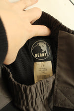 Berne Gray Mesh Lined Heavyweight Pants with Suspenders and Side Zipper | 40 X 32