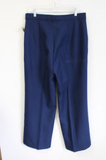 NEW JC Penny Motion Pant Blue Wide Leg Trouser | 34X30
