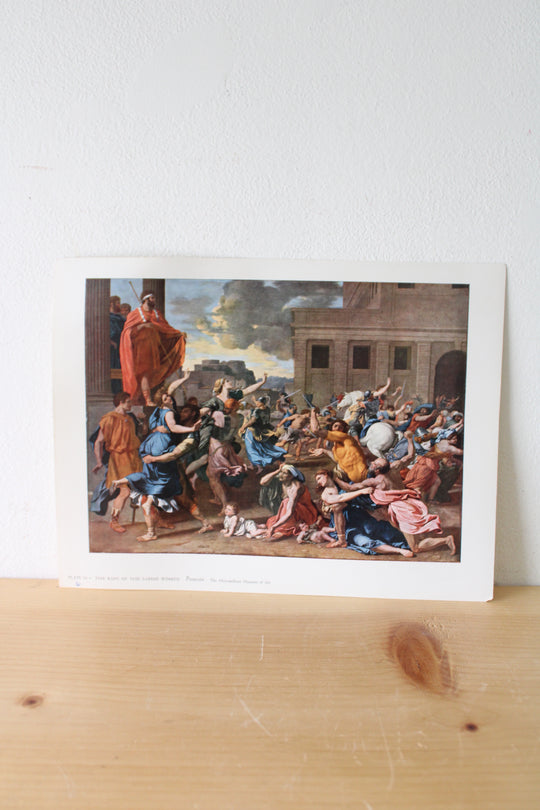 The Sabine Women Poussin The Metropolitan Museum Of Art Print